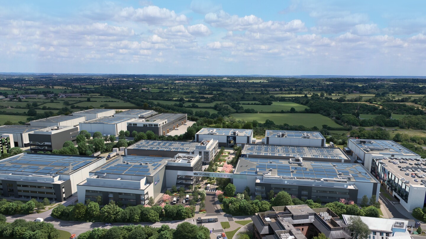 CGI mock up, Sky Studios Elstree North